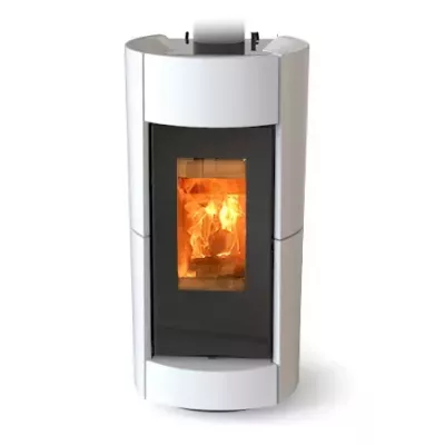 Po�le � bois Thermorossi Chic Evo Wood 10.1kW Blanc