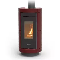 Po&ecirc;le &agrave; bois Thermorossi Dorica Evo Wood Maiolica 10.1kW Bordeaux