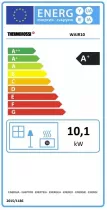 Poêle à bois Thermorossi Dorica Evo Wood Metalcolor 10.1kW Gris