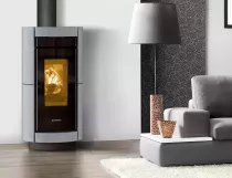 Po&ecirc;le &agrave; bois Thermorossi Dorica Evo Wood Metalcolor 10.1kW Pierre Ollaire