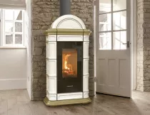 Poêle à bois Thermorossi Lienz Evo Wood Maiolica 10.1kW Blanc