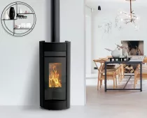Poêle à bois Thermorossi Moma Evo Wood 10.1kW Noir mat
