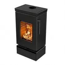 Po&ecirc;le &agrave; bois Thermorossi Zen W 7.7kW Noir mat