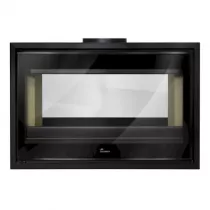 Poêle à bois Verona 800 15kW acier Anthracite - LACUNZA Réf. 3000001352105