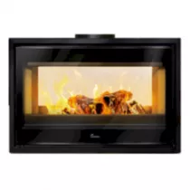 Poêle à bois Verona 800 15kW acier Anthracite - LACUNZA Réf. 3000001352105