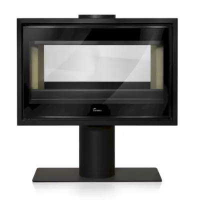 Po�le � bois Verona 801 15kW acier Anthracite - LACUNZA R�f. 3000001352112