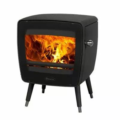 Po�le � bois Vintage 35 7kW fonte laqu�e Noire - DOVRE R�f. VINTAGE35