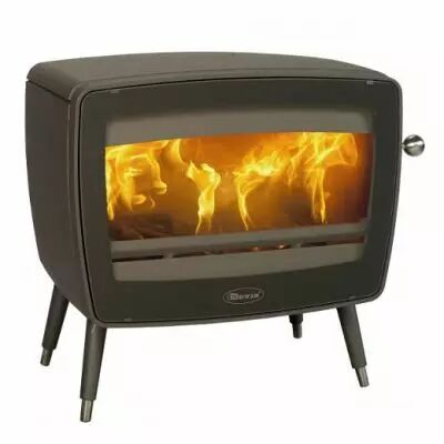Po�le � bois Vintage 50 9kW fonte laqu�e Noire - DOVRE R�f. VINTAGE50