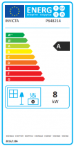 Poêle à bois Wilson sur pied 8kW Noir - INVICTA Réf. P648214