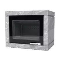 Poêle à bois XS54 BOX Ollaire 11kW Graphite Noir  (porte fonte peinte) - LORFLAM 