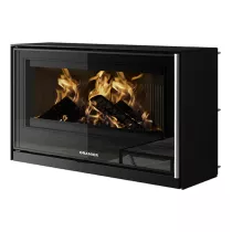 Poêle à bois Ziva XL 8kW acier Noir - ORANIER Réf. 549711