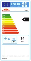 Poêle cheminée à bois Bronpi Ebro 15kW Anthracite