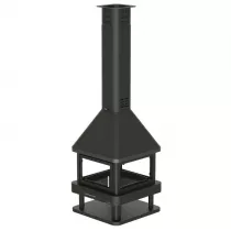 Poêle cheminée à bois Bronpi Huelva 16kW Anthracite
