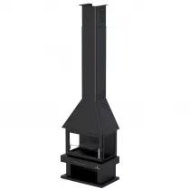Poêle cheminée à bois Bronpi Huesca 10kW Anthracite