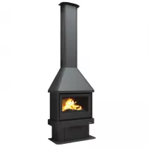 Poêle cheminée à bois Bronpi Lisboa 12kW Anthracite