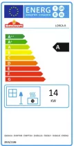 Poêle cheminée à bois Bronpi Lorca-R 14kW Anthracite
