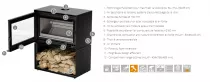 Poêle-cheminée à bois Thermorossi Fullmoon 10.6kW Noir mat