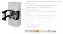 Poêle-cheminée à bois Thermorossi Trilogie 10.6kW Noir mat
