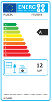 Poêle cheminée Invicta Pharos 360° P9150-44 12kW Anthracite