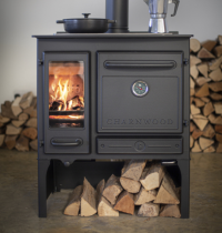 Poêle de cuisson / Cuisinière à bois Haven 6kW bûcher - CHARNWOOD Réf. 009/HAVEN05SS