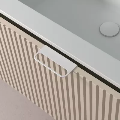 Poign�e Bao Blanc mat - SALGAR R�f. 102263