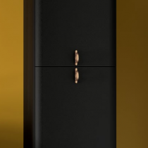 Poignée OMEGA 62 Brushed gold - SALGAR Réf. 113769
