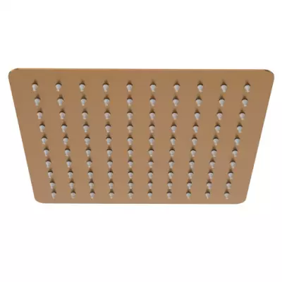 Pommeau de douche inox 30x30cm Cuivre bross� - O\'DESIGN R�f. POMC300-CB