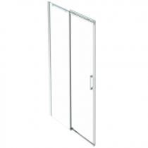 Porte coulissante Contra 100cm verre Transparent profilé Chrome - Jacob Delafon Réf. E22C100-GA