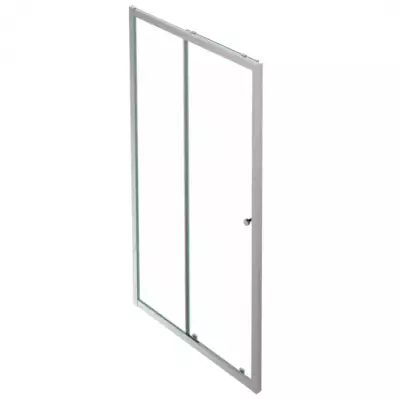 Porte coulissante Serenity 110cm vitrage Transparent profil� Chrome - Jacob Delafon R�f. E14C110-GA