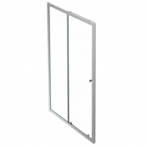 Porte coulissante Serenity 110cm vitrage Transparent profilé Chrome - Jacob Delafon Réf. E14C110-GA