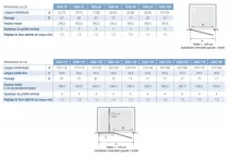 Porte pivotante + partie fixe Smart Design P 140cm verre Cosmos profilés Chromé - KINEDO Réf. PA9053CCOE