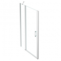 Porte pivotante Contra 110cm verre Transparent profilé Chromé - Jacob Delafon Réf. E22T110-GA