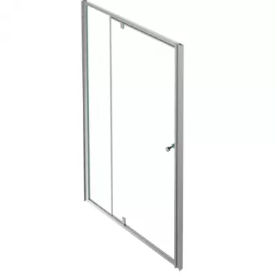 Porte pivotante Serenity 120cm verre Transparent profil� Chrome - Jacob Delafon R�f. E14P120-GA