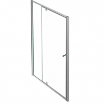 Porte pivotante Serenity 120cm verre Transparent profilé Chrome - Jacob Delafon Réf. E14P120-GA