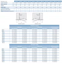 Porte pivotante Smart Design P sans seuil Charnières droite 110cm profilé Chromé verre transparent - KINEDO Réf. PA1413CTNED