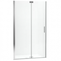 Porte pliante Contra 120x200 Verre transparent profilé Chrome - JACOB DELAFON Réf. E22S120-GA