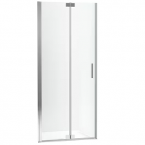 Porte pliante Contra 90x200 Verre transparent profilé Chrome - JACOB DELAFON Réf. E22S90-GA