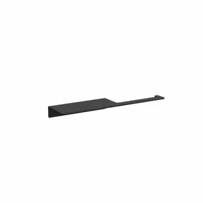 Porte-rouleau avec tablette Square Noir mat - SALGAR R�f. 103339