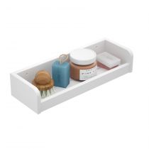 Porte-savon SHIRO Solid Surface 35x12x7cm Blanc - SALGAR Réf. 82411