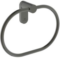 Porte-serviette anneau Conca Gris magnétique - Ideal Standard Réf. T4503A5