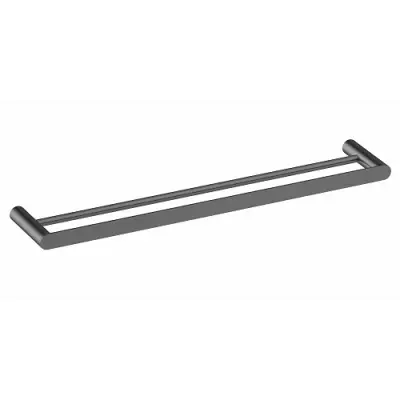 Porte-serviette double ICEO 60cm Gun PVD - O\'DESIGN R�f. IDPS60G