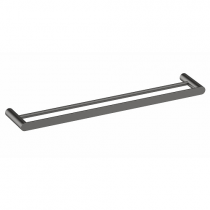 Porte-serviette double ICEO 60cm Gun PVD - O\'DESIGN Réf. IDPS60G