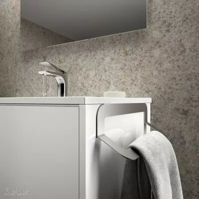 Porte-serviette MINIMAL 36cm Alu - SALGAR R�f. 86187
