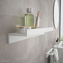 Porte-serviette SHIRO Solid Surface 60cm Blanc - SALGAR Réf. 82335