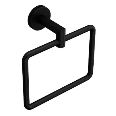 Porte-serviettes anneau bidet Lissy Noir mat - SALGAR R�f. 82200