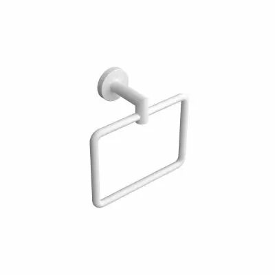 Porte-serviettes anneau Lissy Blanc mat - SALGAR R�f. 91243