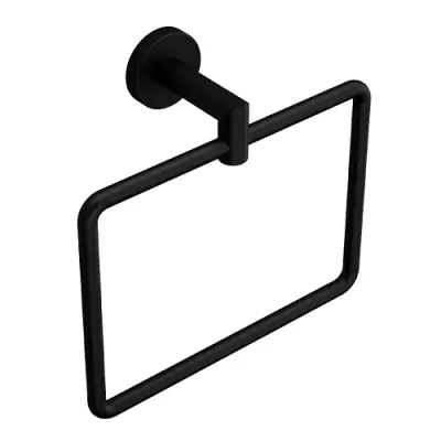 Porte-serviettes anneau Lissy Noir mat - SALGAR R�f. 82196