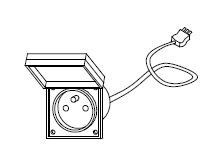 Prise électrique - SANIJURA Réf. 936601