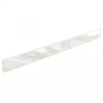 Profile de finition murale 180.1-200cm Solid surface Marbre blanc - SALGAR Réf. 97584