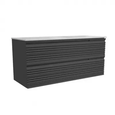 PROMO : Caisson Dune 100cm 2 tiroirs Anthracite - O\'DESIGN R�f. CAIS-DUNE1000A